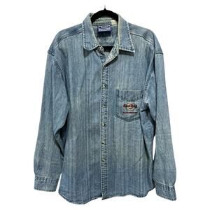 Vintage Hard Rock Cafe Denim Shirt – Sacramento – XL Button Down
